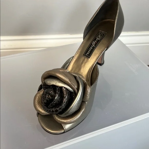 Brighton Rosina Open-Toe Heels - Picture 3 of 13